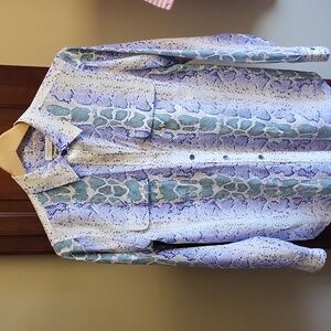 Equipment brand 100%silk long sleeve shirt